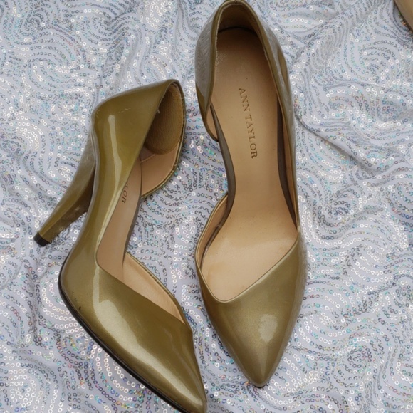Shoes - And Taylor metallic gold pumps